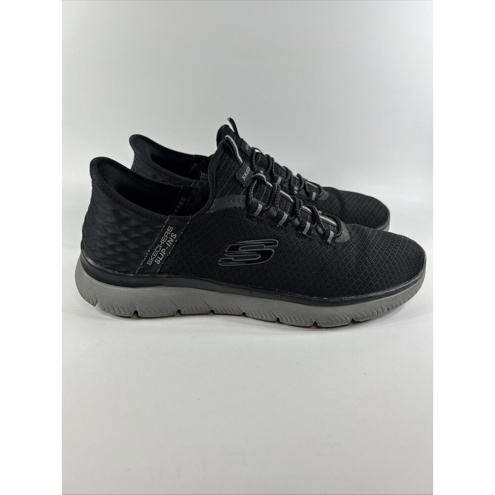 Skechers Men's Slip-ins Sneakers Size 9 Summits High Range Black/Gray Shoes